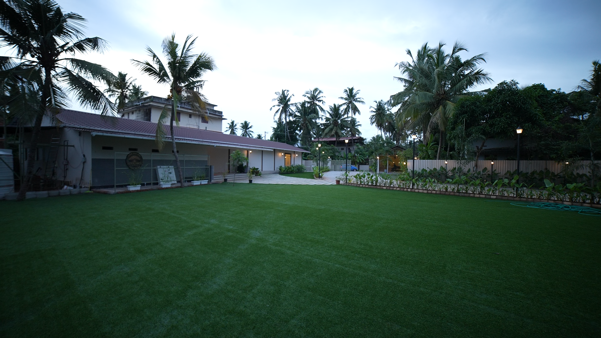 Kannur Gardens Front Lawn